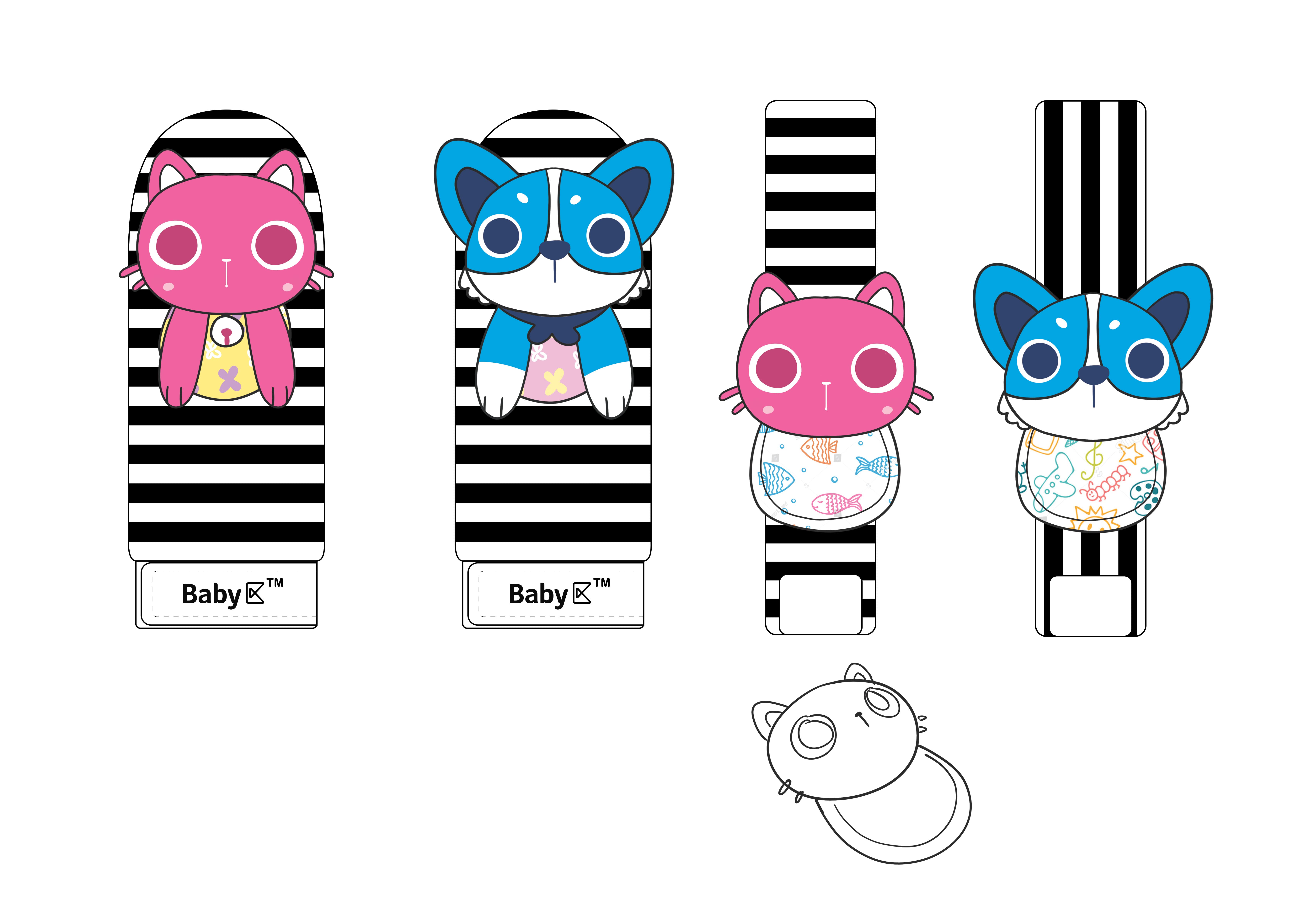 Revised version of Baby K's rattle socks after listening to customers pain points.