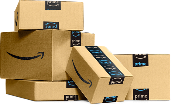 Stos różnych pudełek Amazon Stos różnych pudełek Amazon