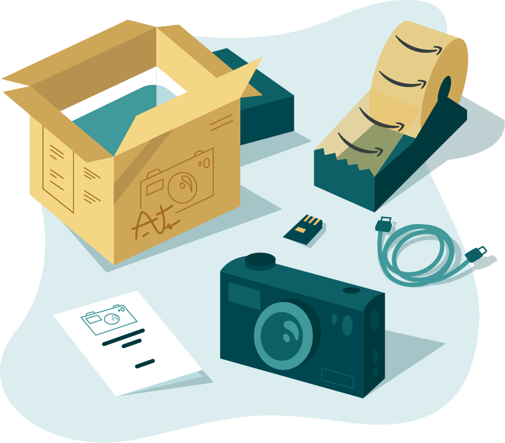 E-ticaret Nedir? Fotoğraf makinesi ve ürünler