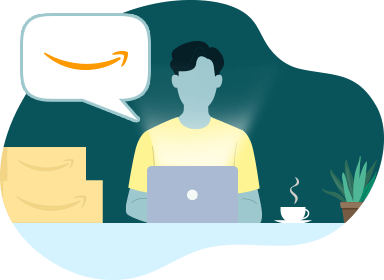 An Amazon seller researching products to sell in the Amazon US store