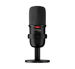 HyperX SoloCast – USB Condenser Gaming Microphone, for PC, PS4, PS5 and Mac, Tap-to-Mute Sensor, Cardioid Polar Pattern, gr…