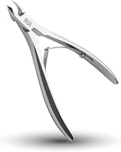 Rui Smiths Ultra-Premium Cuticle Nippers, Professional, Stainless Steel, Japanese Handle, Mirror Finish, Double Spring (5m...