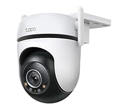 TP-Link Tapo 2K QHD Outdoor Pan/Tilt Wi-Fi Security Camera, 360° View, Motion Tracking, Color Night Vision, Free Person/Veh…