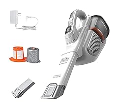 BLACK+DECKER Dustbuster Handheld Vacuum, Cordless, AdvancedClean+, White (HHVK320J10)